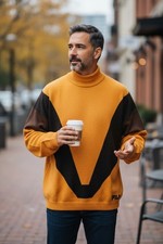 Fila Pull Col Roulé Vintage