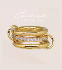 Bague entrelacée trinity en