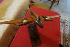 maquette avion bois art deco
