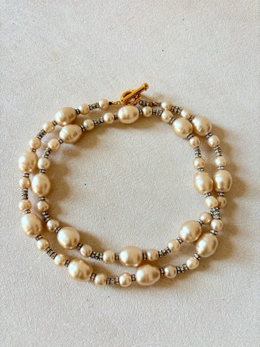 Chanel sautoir perles - sautoir, et
