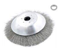Brosse à mauvaises herbes 200 mm avec fil souple pour débroussailleuse Schepp...