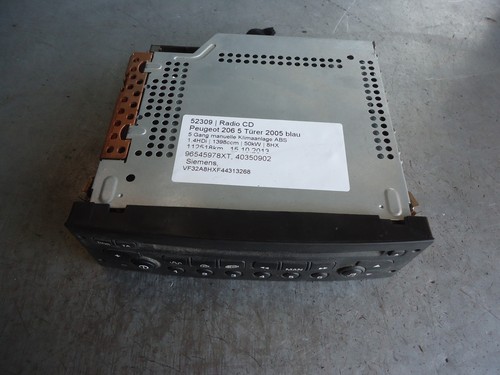 Radio peugeot 206 - radio, cd