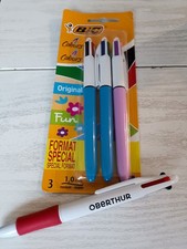 Stylo BIC 4 Couloirs Format Special + 1 Oberthur