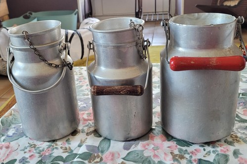 Lot pots lait en - pots, a