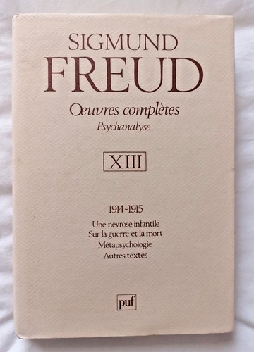 Oeuvres complètes freud - de,