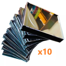 Lot de 10 Boîte double CD de musique boîtier 2 disques 1 Box Case 10 Pièces
