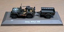 Véhicule Miniature militaire, JEEP  WILLYS MB, Ech : 1/43