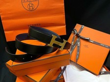 Hermes Ceinture réversible en