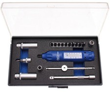 Tournevis Dynamométrique BGS 1 à 8 Nm avec douilles et embouts pour valve TPMS