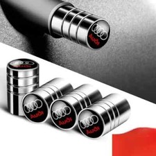 Bouchons de valve de roue  - Audi - Chromé - Universel