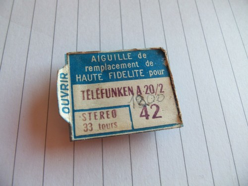 Aiguille zafira telefunken - aiguille,