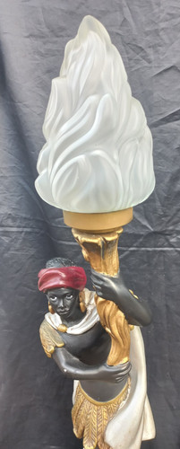 Lampe nubien porte - , torchère