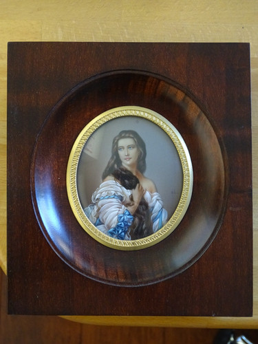 Tableau portrait miniature - tableau,