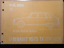 Renault 16 R16 TS TX - 1974 à