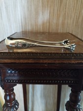 Pince à Sucre de Style Louis XVI en Métal Argenté