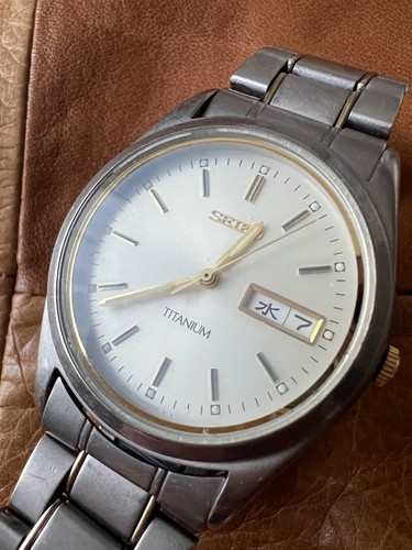 Montre seiko titanium - titanium, solar