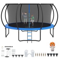 VEVOR Trampoline pour Enfants Tout-petits 4,3m Intérieur Extérieur Charge 200kg