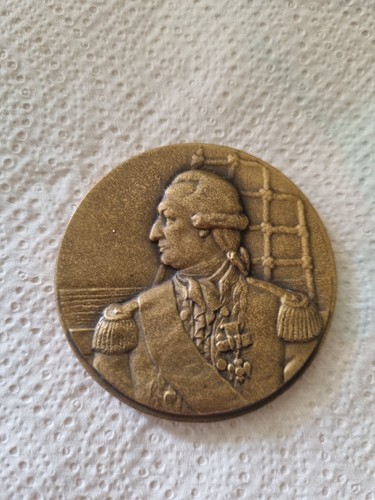 Médaille bronze paquebot - médaille, de