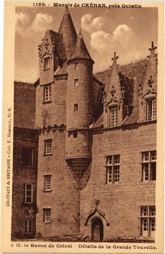 Cpa manoir crenan pres - de,