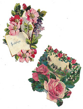 4 anciens chromos découpis