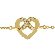 Bracelet Infini Plaqué Or