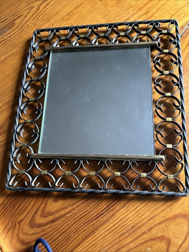 Miroir fer forgé laiton - laiton, 2950