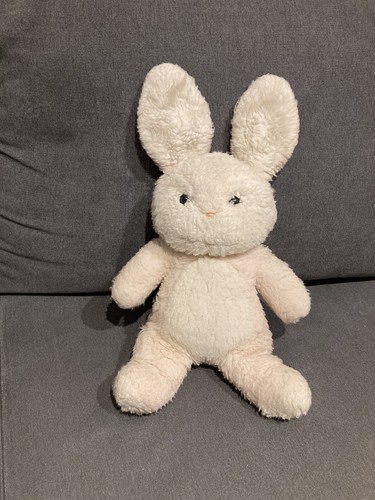 Peluche lapin rose blanc - peluche,