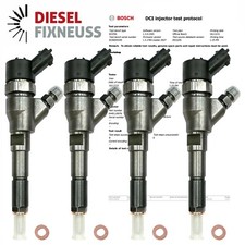 4x Injecteur Bosch Citroen