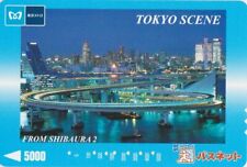 Carte JAPON - SERIE TOKYO SCENE - SHIBAURA 1/2 - BATEAU - SHIP JAPAN Metro card