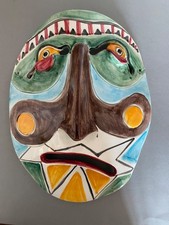 MASQUE MURAL CÉRAMIQUE ITALIENNE IBIS CUNARDO