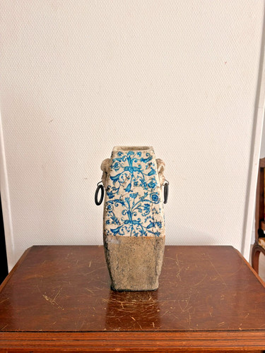 Ancien vase terre cuite - vase,