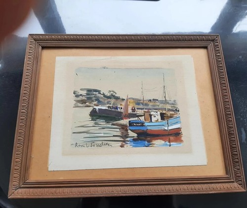 Aquarelle rené forestier - rené, le