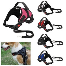 Harnais Pour Chien Anti-Tir Réglable Fort Pour Chiot Petit Moyen Grand