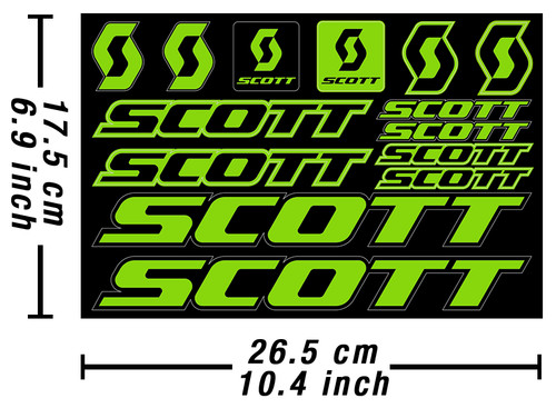 Scott decals stickers vélo - stickers,