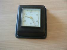 Reveil bureau cuir le - reveil,