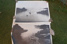 2 affiches scolaires port de la meule(ile d'Yeu)marée haute/marée basse