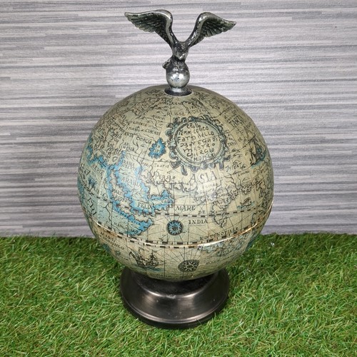 Vintage world globe ice bucket - vintage,