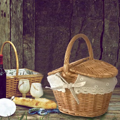 Panier pique nique - de, osier