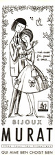 PUB   BIJOUX "  MURAT  " par "