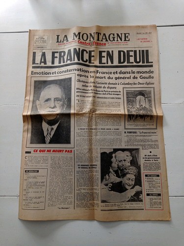 Journal montagne 11 1970 - journal, 11/11/1970