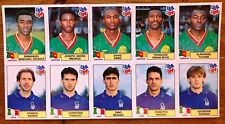 PANINI USA 94 COUPE MONDE RARE PLANCHE DE 10 STICKERS ITALIE BAGGIO & BARESI ...