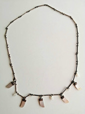 ancien collier sautoir décor