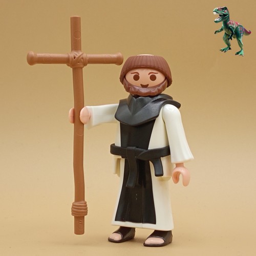 Figurine moine playmobil avec - moine,