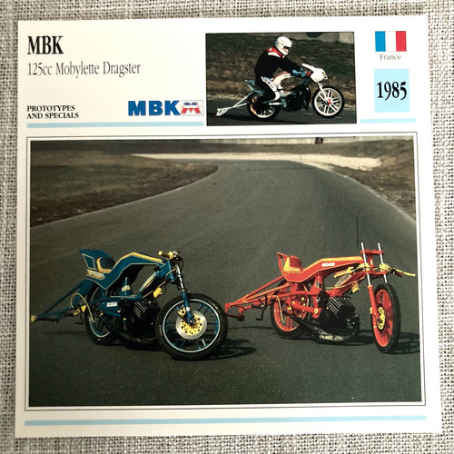 Mbk 125cc mobylette dragster - mbk,