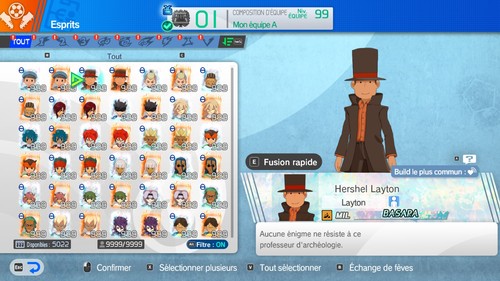 Save ultimate 100 - %, inazuma