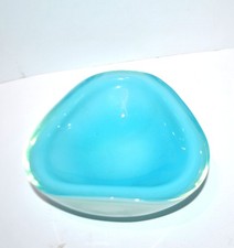 MURANO Coupe vide-poche verre coloré opaline DESIGN 1970 Seguso Sommerso