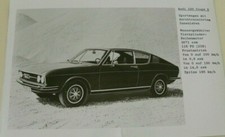 Photo presse AUDI 100 coupé S