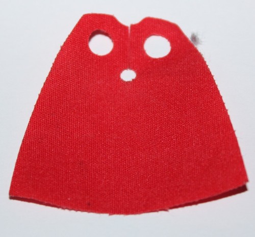 Lego red minifig - cape, ref