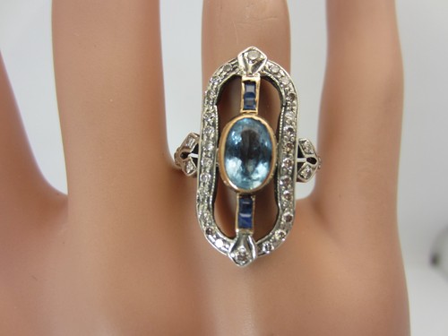 Bague vintage antique or - vintage,