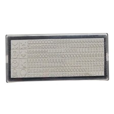 Tampon type lettre numérique